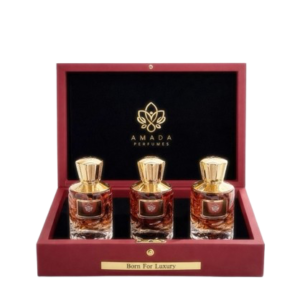 Box red 3 perfumes